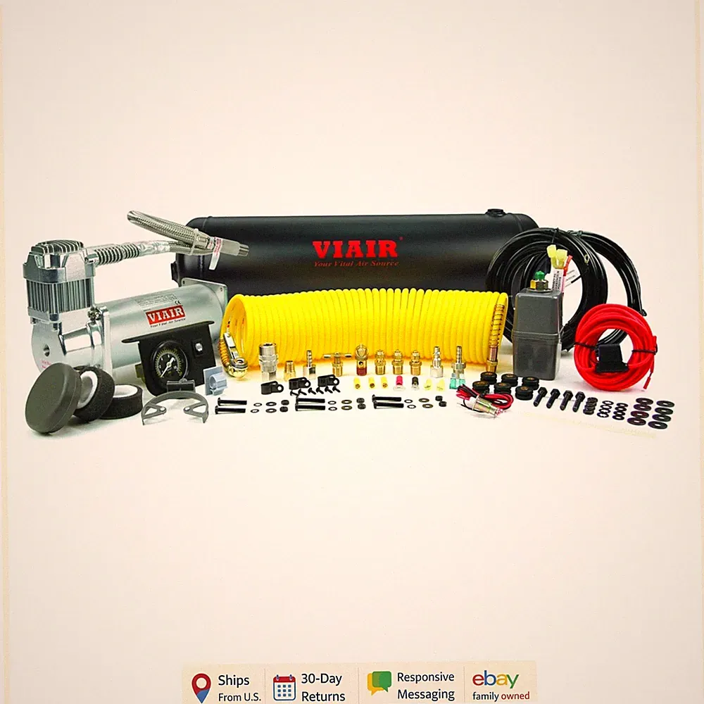 12V Offroad Compressor with 2.5 Gallon Tank for Tire Inflation and Cleaning