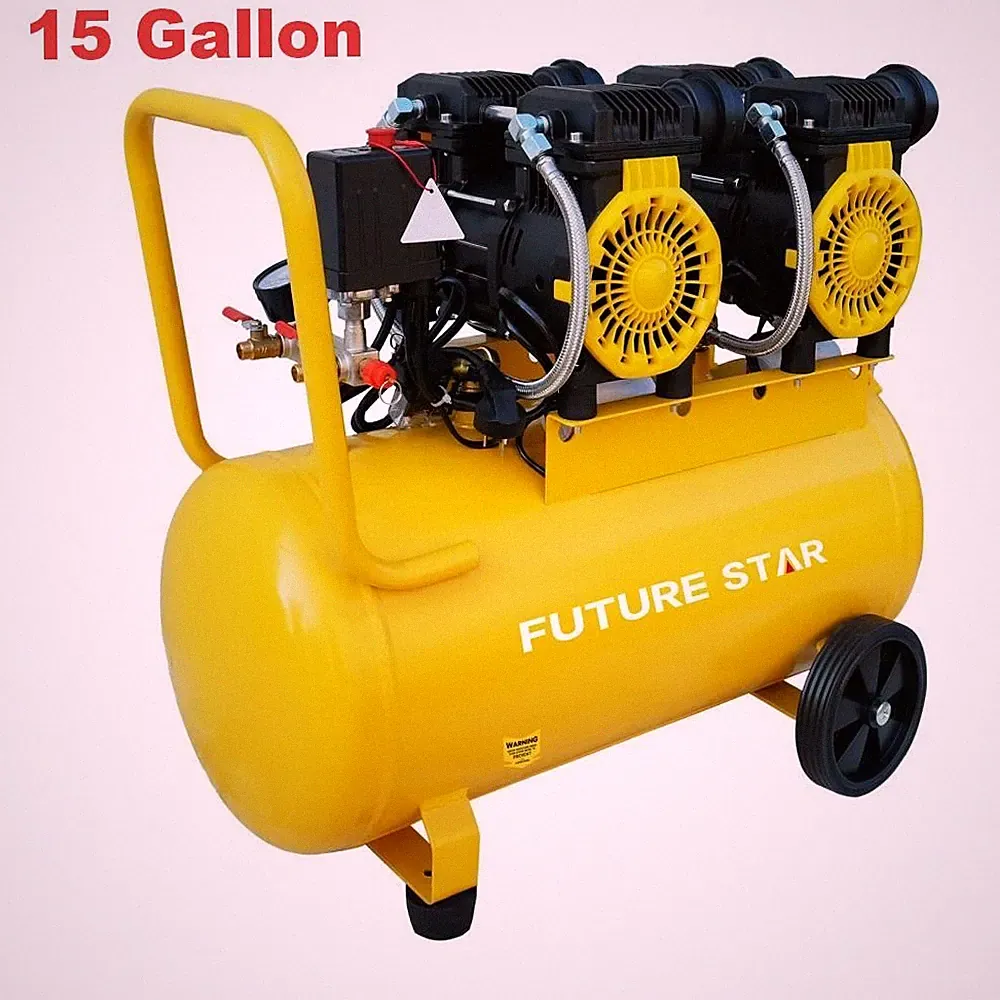 15 Gallon 3.7HP Portable Air Compressor for Inflation,Car Repair,Spray Painting