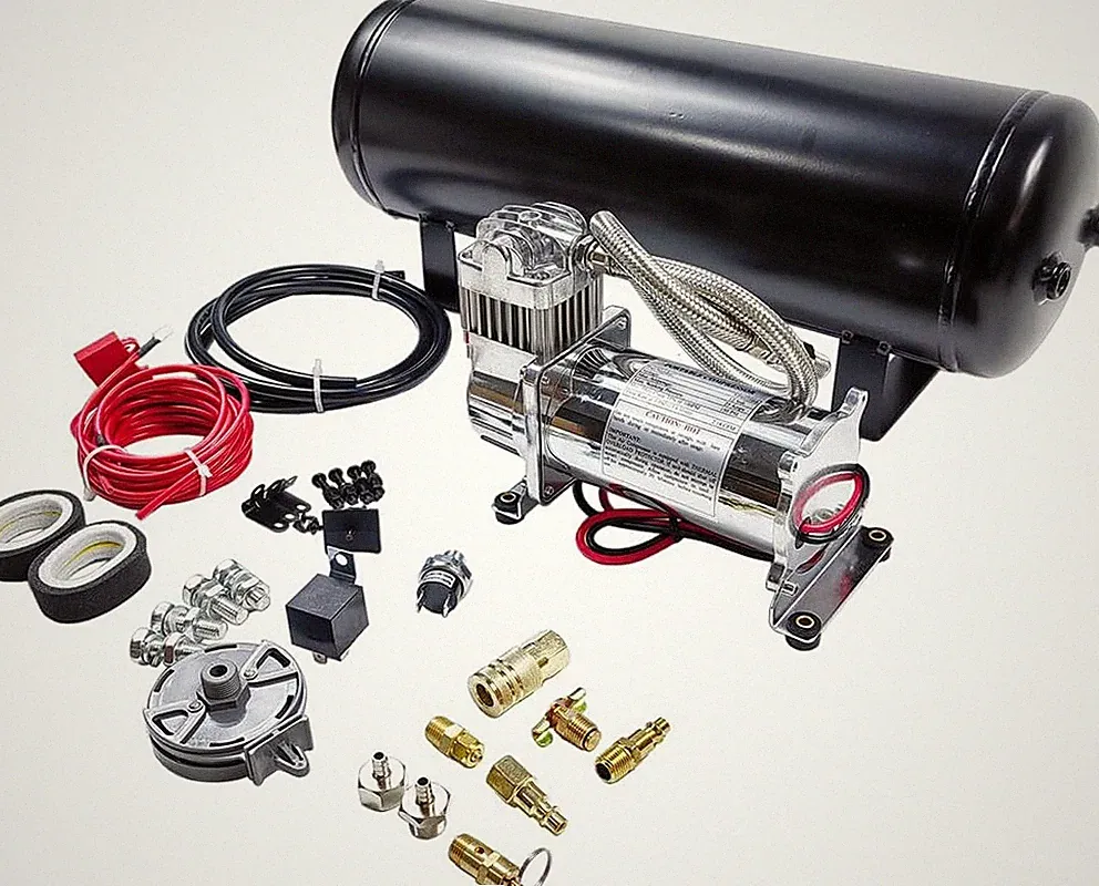 150 PSI 12V Air Compressor Kit with 2.5 Gallon Horn Tank - Medium Duty