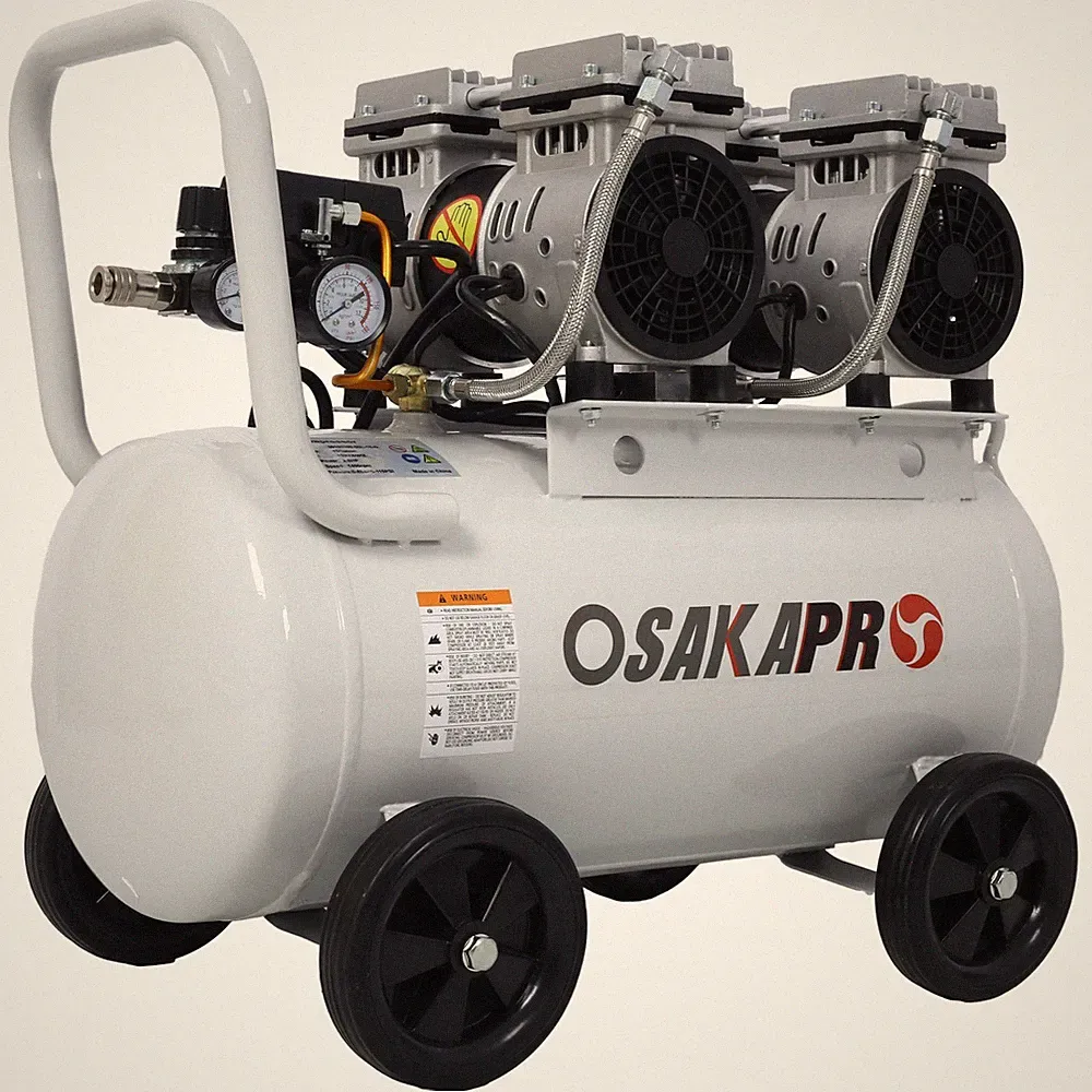 2.5 HP 13Gallon 115 PSI Portable Electric Shop Air Compressor 70 dBA w/ Wheels