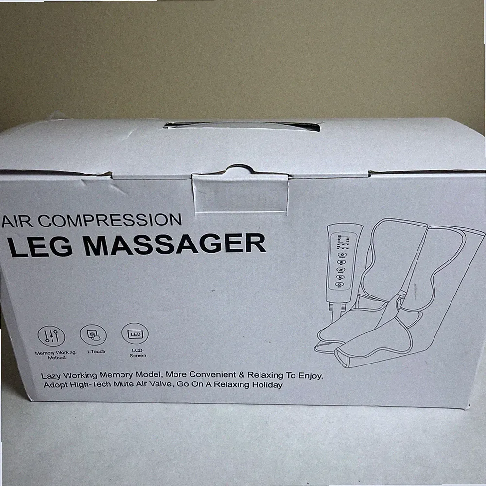 Air Compression Leg Massager Model LCD Screen 1 Touch Memory Working FE-7207