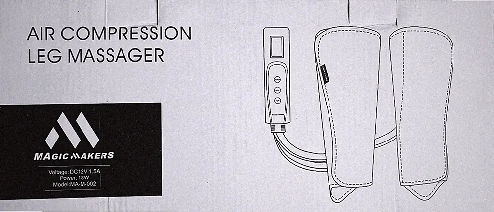 Air Compression Leg Massager (With Handheld Controller)