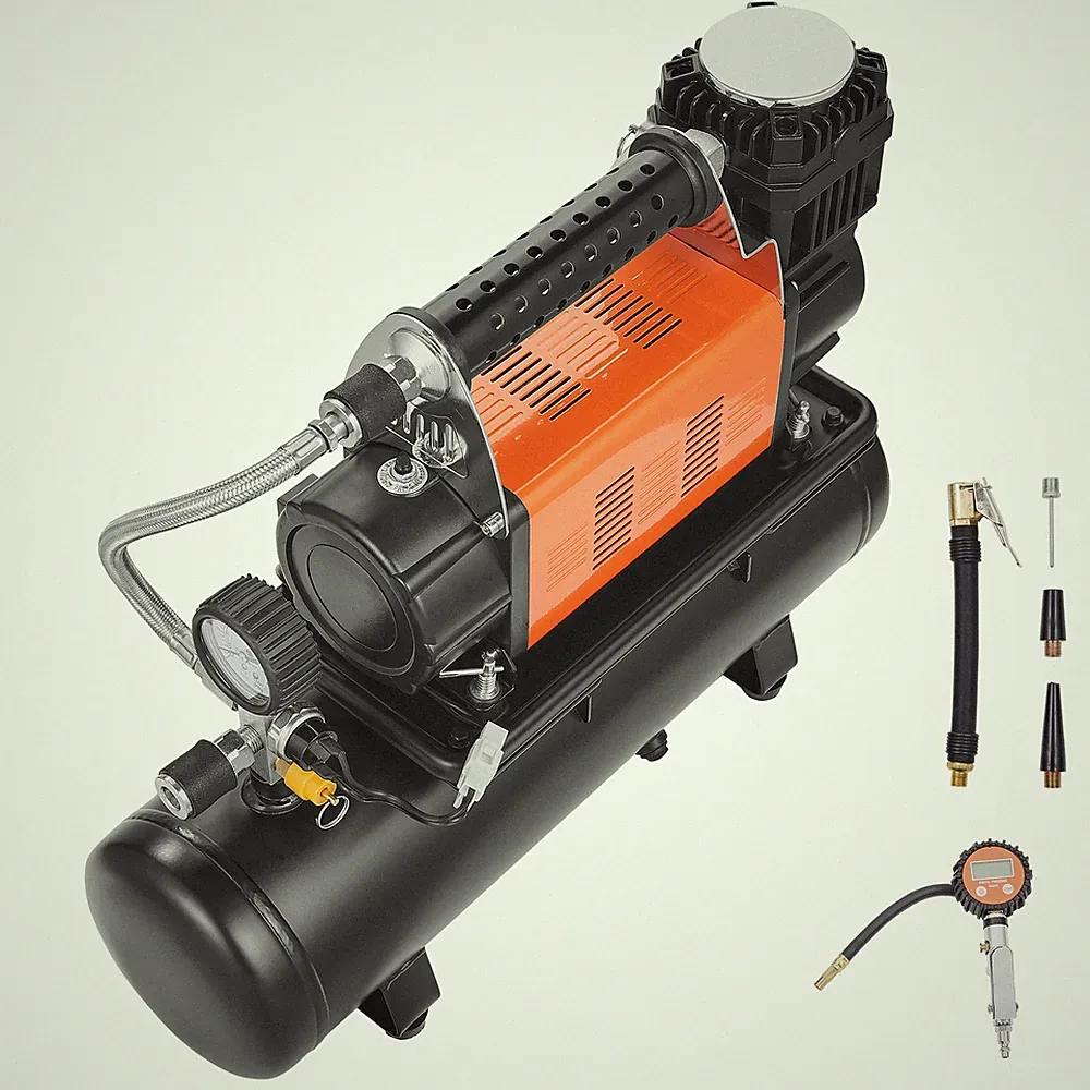 Uimoso Heavy Duty Air Compressor & 6L Tank 6.35CFM Portable Tire Inflator 150PSI