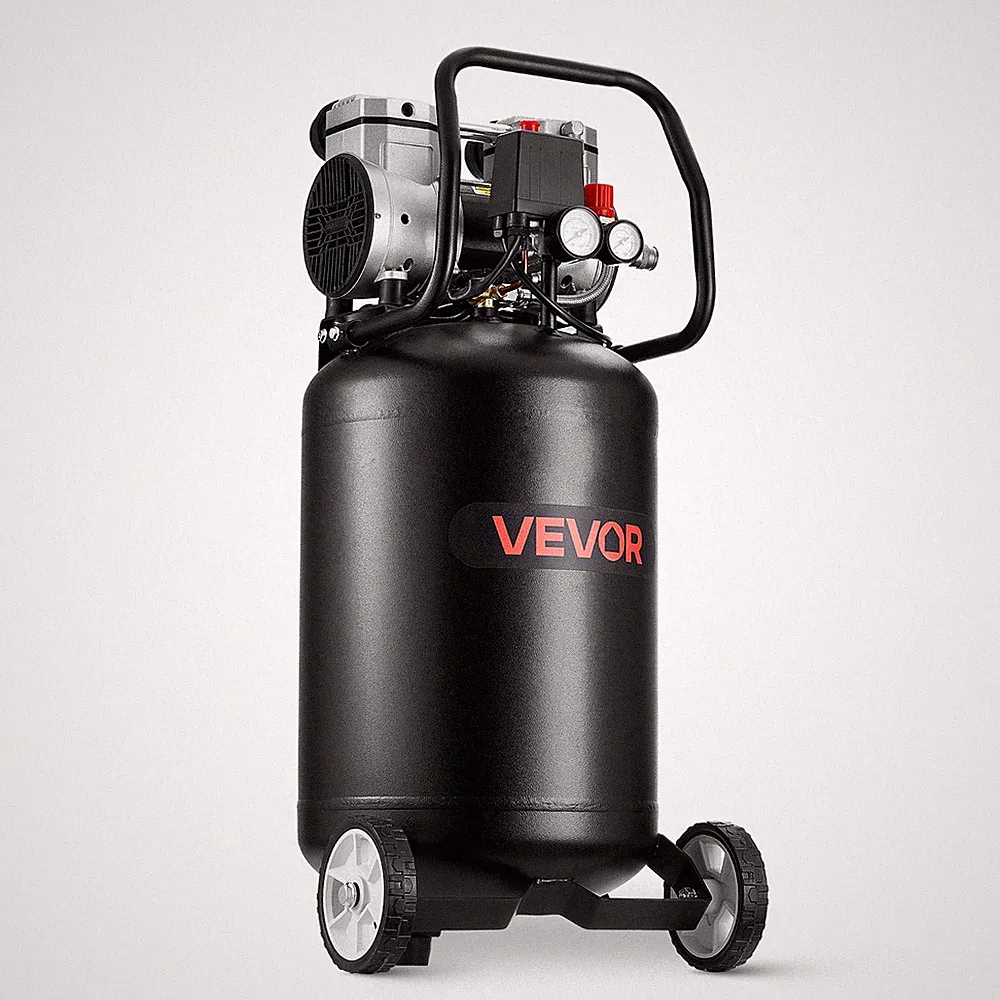 VEVOR 14-Gallon Air Compressor 2HP 4.3 SCFM at 90PSI Max 125PSI Oil-Free Tank
