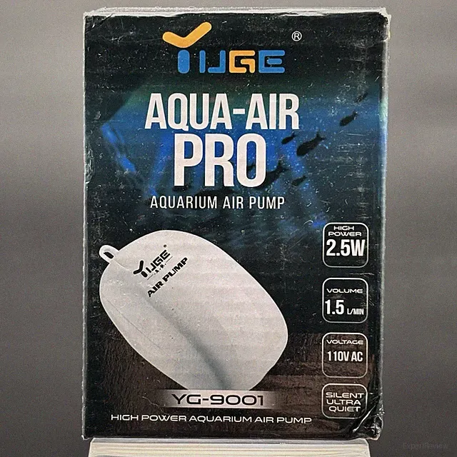 Yuge High Power Aquarium Air Pump Aqua Air Pro 2.5w 1.5l/min 110v Silent Quiet
